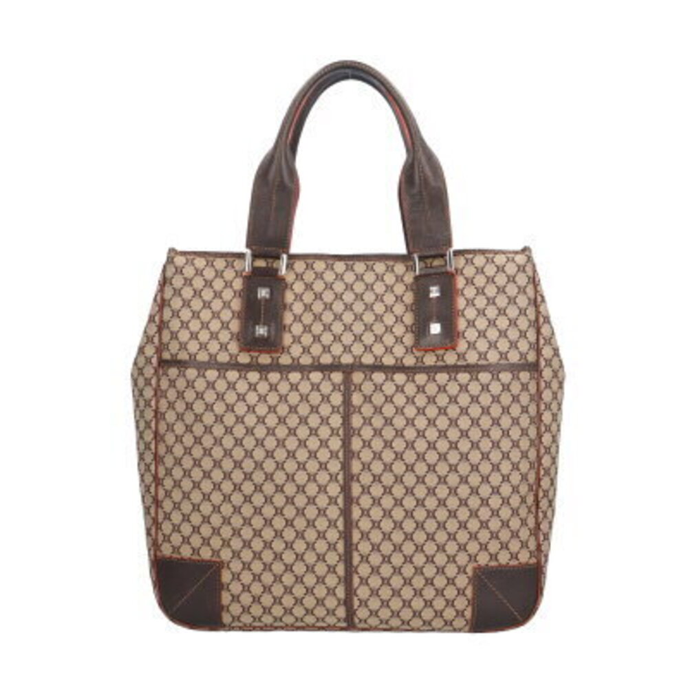 Celine Macadam handbag canvas beige